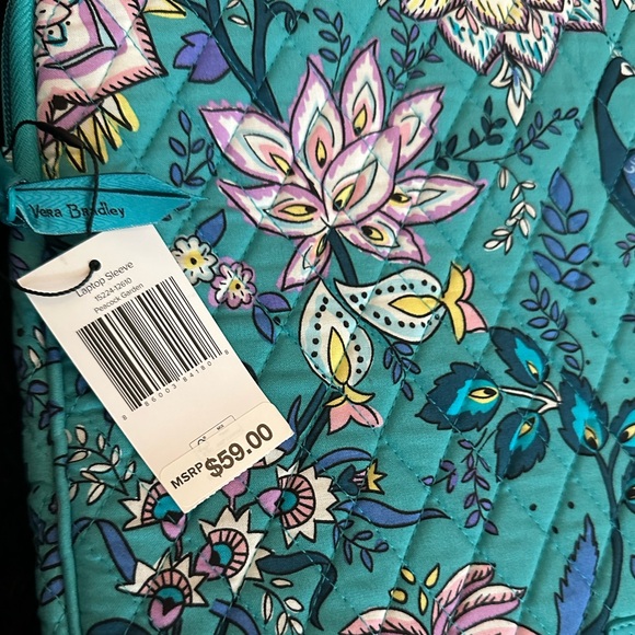 NWTS VERA BRADLEY LAPTOP SLEEVE - Picture 2 of 5